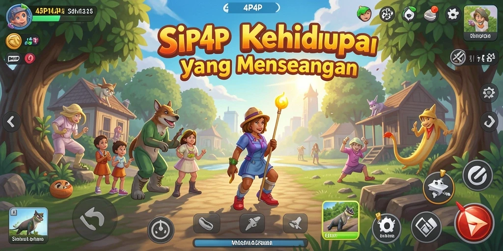 Gameplay menarik dalam dunia simulasi yang penuh warna.