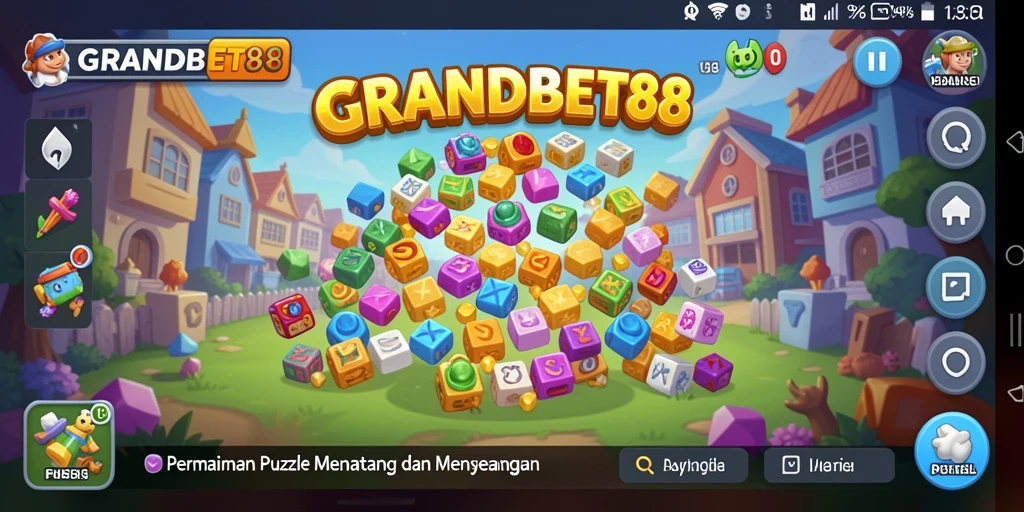 Screenshot gameplay <strong>GRANDBET88</strong> dengan teka-teki yang menarik.