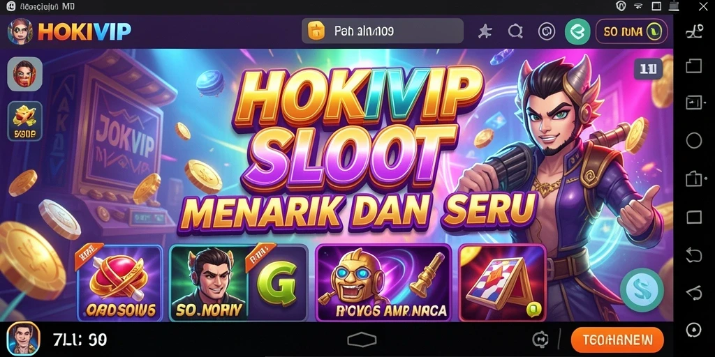 Gameplay Slot HOKIVIP yang penuh warna dan menarik.