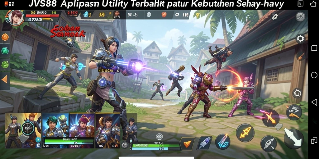 Tampilan utama JVS88 dengan fitur Utility yang lengkap dan mudah digunakan.