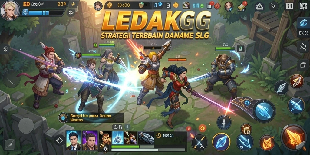 Tampilan gameplay LEDAKGG yang menarik dan strategis.