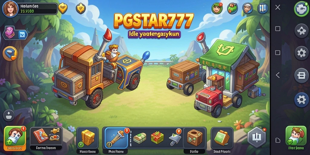 Screenshot PGSTAR777 menampilkan gameplay Idle yang seru dan menarik.