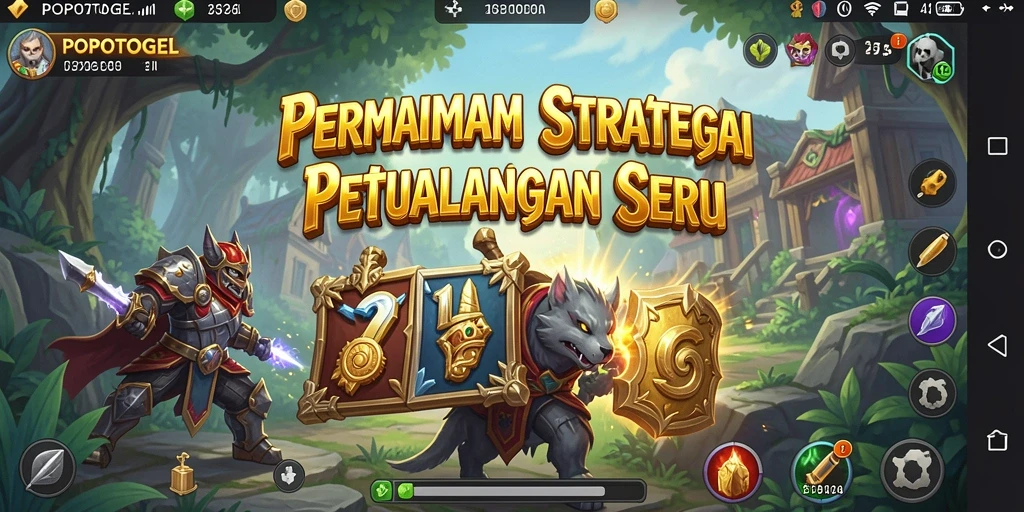 Screenshot gameplay POPOTOGEL menampilkan aksi seru dan strategi yang mendebarkan.