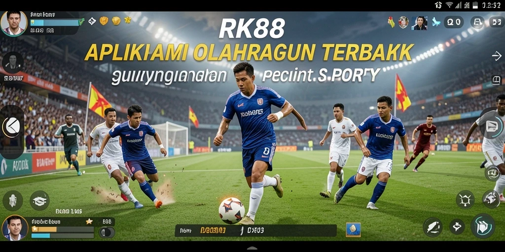 Screenshot RK88 menampilkan antarmuka pengguna yang dinamis dan informatif.