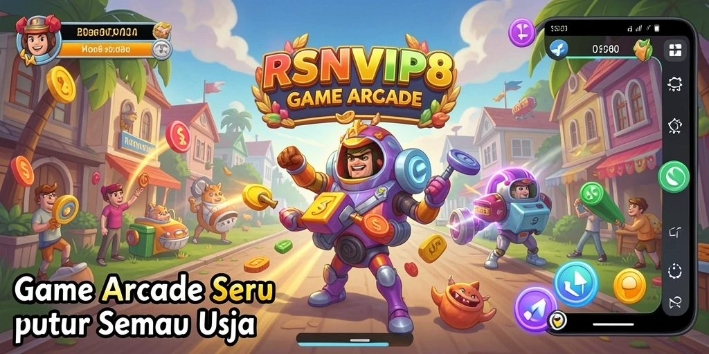 Screenshot menampilkan gameplay seru RSNVIP8 dengan grafik yang menawan.