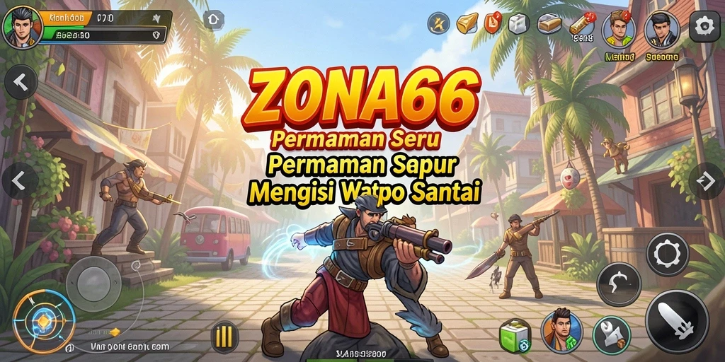 Screenshot ZONA66 menampilkan gameplay seru yang menghibur.